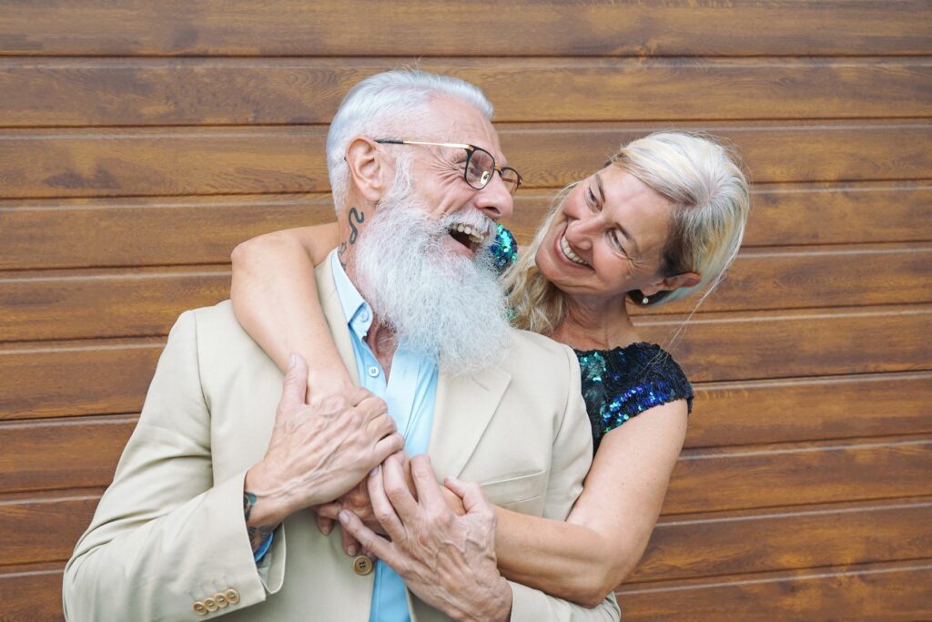 glückliches paar